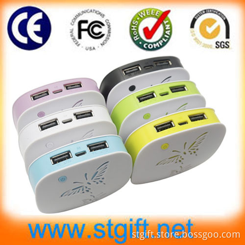 Butterfly 5600mAh Portable Pack Charger External Power Bank for Ipone 5s or iPhone 6